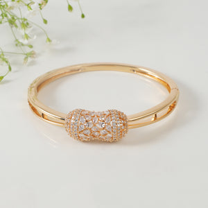 Stunning openable CZ diamond bracelet for women
