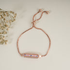 Sleek meenakari gold plated free size bracelet