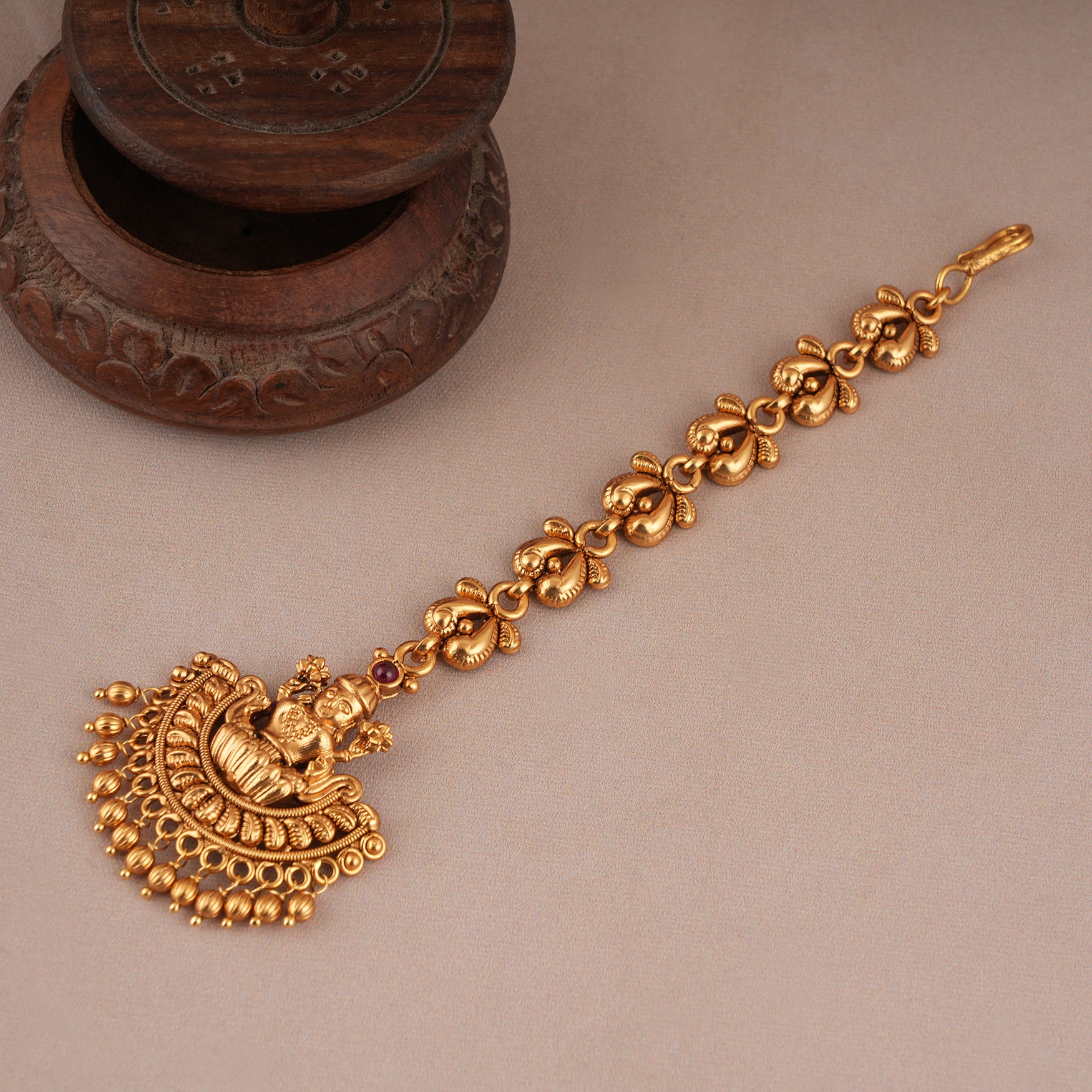 Jewelry Temple Design Maang Tikka Premium Temple Jewellery Designs