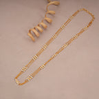 Cute gold plated pearl lined women chain