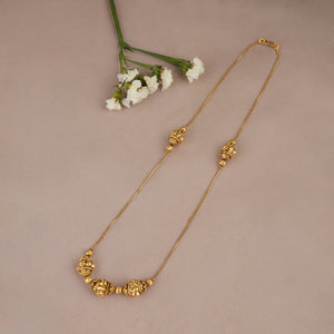 Cute delicate antique gold ball chain