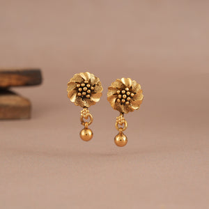 Amazing antique gold floral mangalsutra set