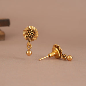 Amazing antique gold floral mangalsutra set