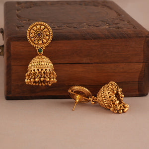 Stunning antique gold long necklace set