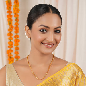 Beautiful antique gold plated ball chain