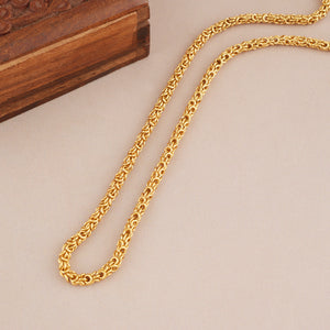 Cute antique gold spiral chain