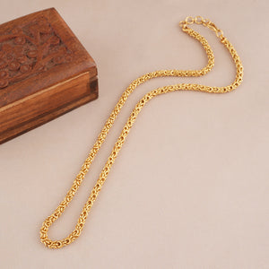 Cute antique gold spiral chain