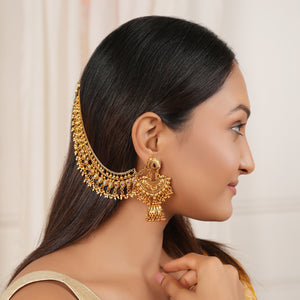 Beautiful antique gold 3 layer kanoti for women
