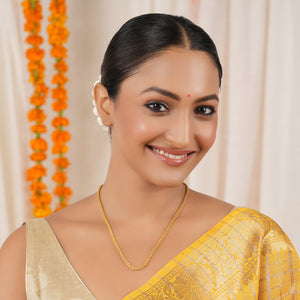 Plain antique gold intricate chain