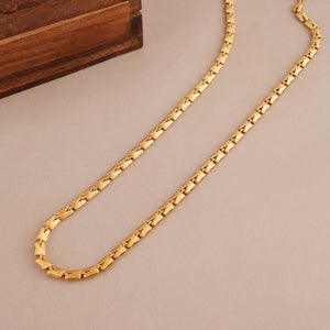 Elegant antique gold plated chain for women