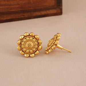 Traditional Antique gold pendant set