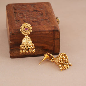 Antique gold traditional mangalsutra set