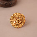 Stunning antique gold ganesh cocktail finger ring I Temple Jewellery