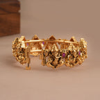 Auspicious antique gold ganesh maharaaj kada I Temple Jewellery