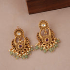 Stunning antique gold kundan multicolor mangalsutra set
