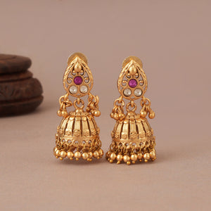 long amazing antique gold rajwadi magalsutra set