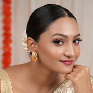 Stunning antique gold kundan gold ball earring