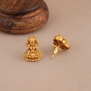 Long antique gold maa lakshmi mangalsutra set I Temple Jewelry