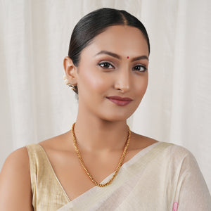 Elegant plain antique gold box chain