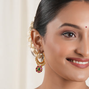 Beautiful stone antique gold bali