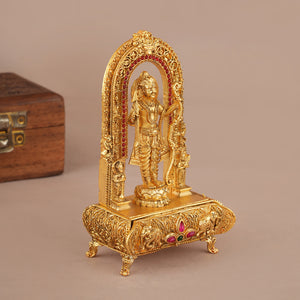 Amazing antique gold lord ram lalla sindoor box I Temple Jewellery