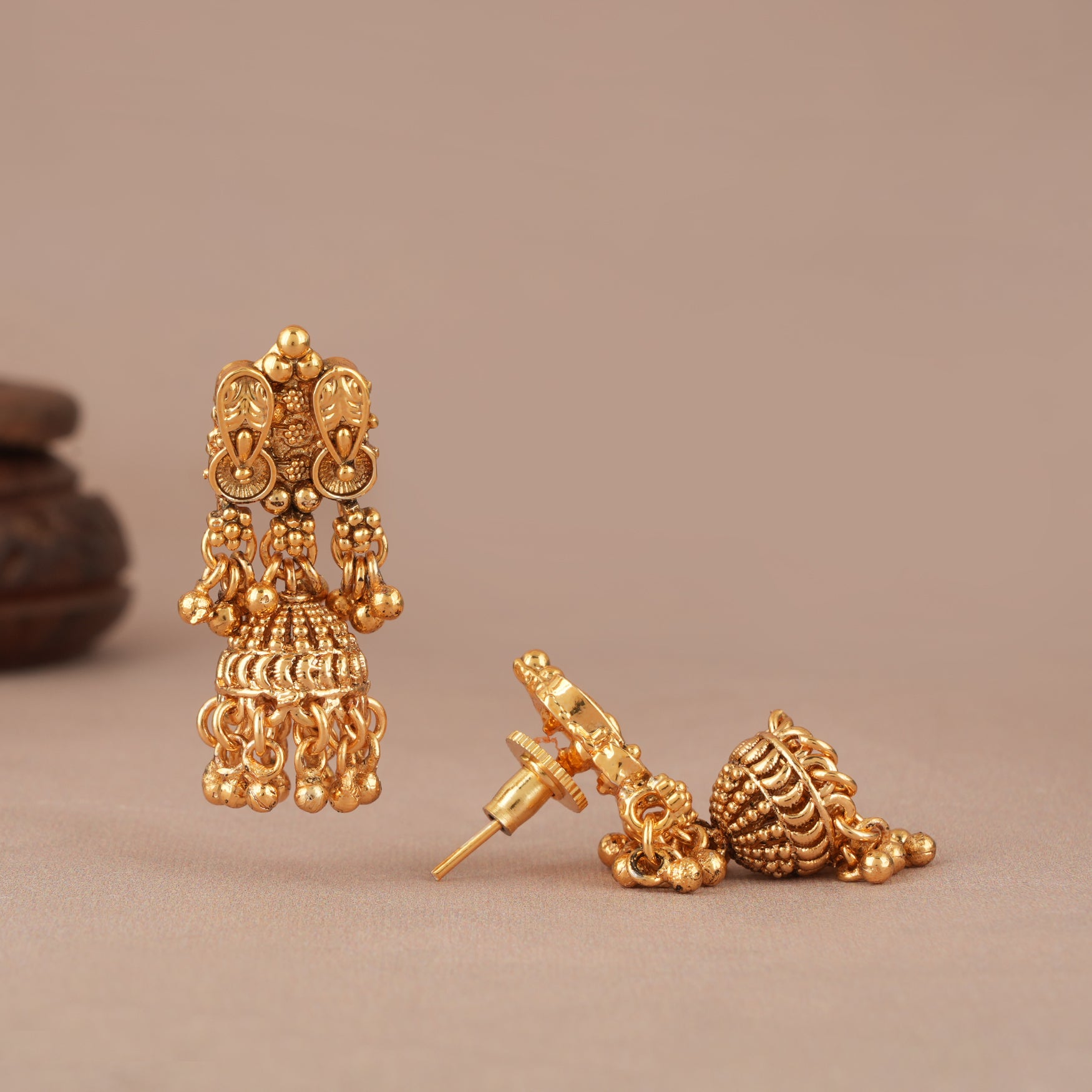 Plain high gold necklace set