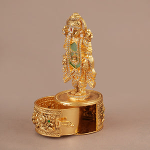 Beautiful lord venkateshwara kumkum box