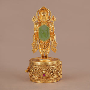 Beautiful lord venkateshwara kumkum box