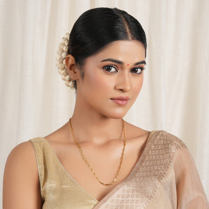 Beautiful sleek gold plated chain