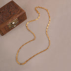 Beautiful sleek gold plated chain