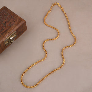 Gold plated chain for women