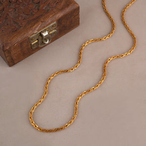 Beautiful gold plated solid chain