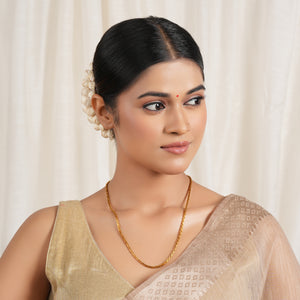Beautiful gold plated solid chain
