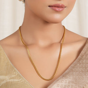 Gold plated chain for women