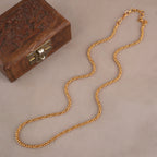 Stunning gold plated spiral chain