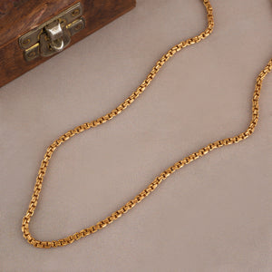 Gold plated link chain