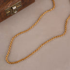Gold plated link chain
