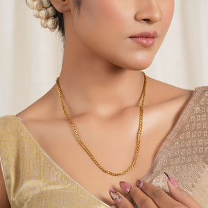 Gold plated link chain