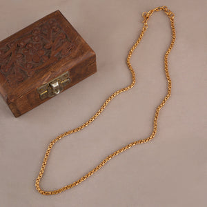 Gold plated link chain