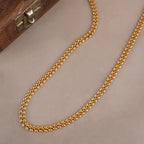 Sleek elegant gold plated chain