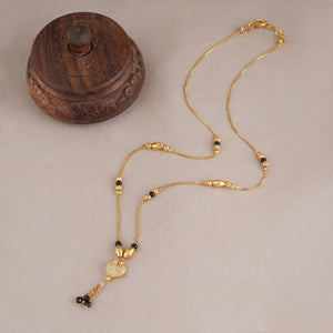 Cute heart gold plated mangalsutra
