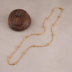 Ball gold plated chain