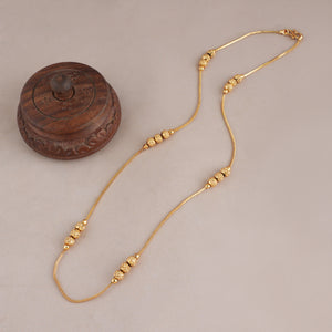 Beautiful three layer gold plated chain