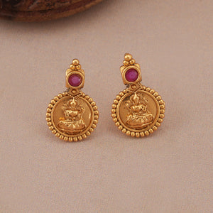 Cute maa lakshmi pendant set I Temple Jewellery