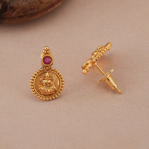 Cute maa lakshmi pendant set I Temple Jewellery