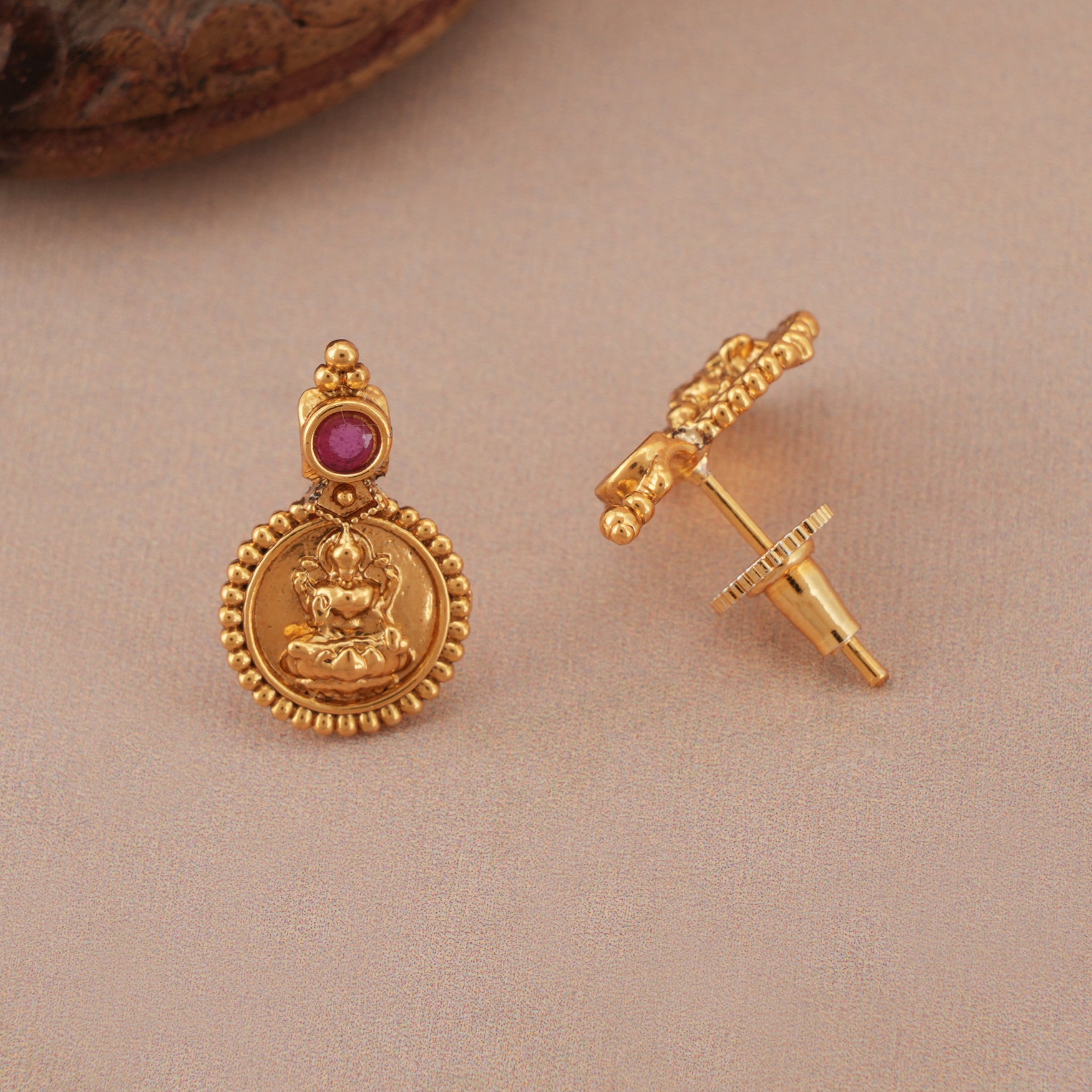 Cute maa lakshmi pendant set I Temple Jewellery