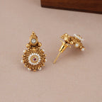 Stunning antique gold pearl necklace set