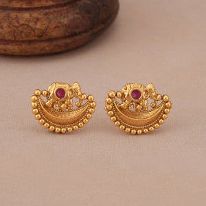 Cute elegant gold plated pendant set