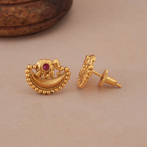 Cute elegant gold plated pendant set