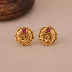 Cute elegant maa lakshmi pendant set I Temple Jewellery